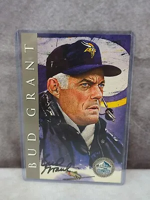 Bud Grant 1998 Football Hall Of Fame Autograph Post Card Auto 2239/2500 • $59.99