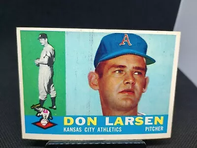 Don Larsen 1960 Topps #353 Kansas City Athletics • $5