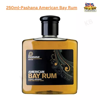 Pashana American Bay Rum Hair Tonic 250ml UK Stock Free Delivery • £9.99