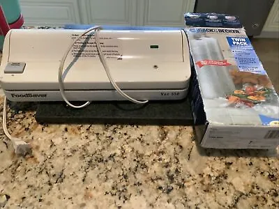 Foodsaver VAC 550 Food Vacuum Sealer System Tested Works Vtg No Box • $24.99