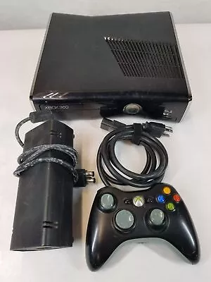 Microsoft Xbox 360 S Console W/ Controller Cords & 250GB Hard Drive - Tested • $18.99