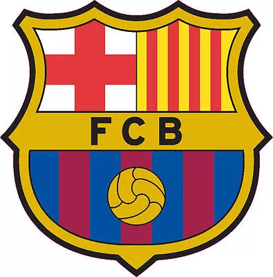 Barcelona Logo Football Soccer Car Bumper Window Wall Decal Team Vinyl Sticker • $4.95
