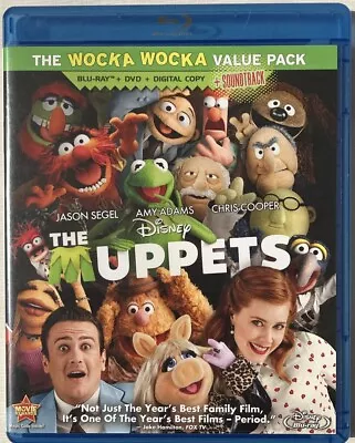 The Muppets (Wocka Wocka) [Blu-ray + DVD] No Slipcover *Combine Shipping* • $2.97