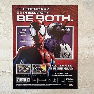£12.60 • Buy ULTIMATE SPIDER-MAN ~ Vintage Video Game PRINT AD Gamecube PS2 XBOX 2005