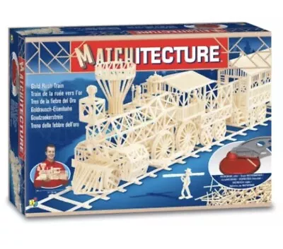 £36.99 • Buy Matchitecture Gold Rush Train Matchstick Match Maker Model Kit 6613