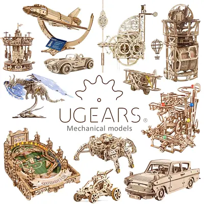 UGEARS Mechanical Wooden Model Kits - WHOLE RANGE! • £27.95