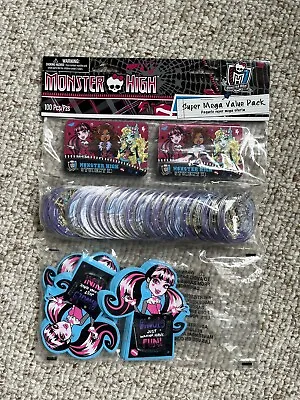 MONSTER HIGH GIRLS VALUE FAVOR PACK (60pc) ~ Birthday Party Supplies Toys • $16.90