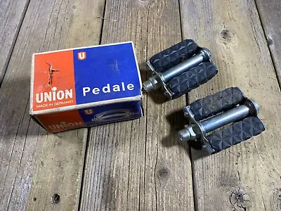 Vintage Antique Unior Muscle Bike Bicycle Pedals 9/16 Threads Axle Germany • $32.99