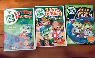 LeapFrog: Math Adventure To The Moon Learn To Read & Letter Factory (DVD 2010) • $11.40