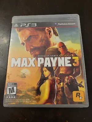 Max Payne 3 For Sony PlayStation 3 Clean Ps3 W/slip No Manual  • $5.32