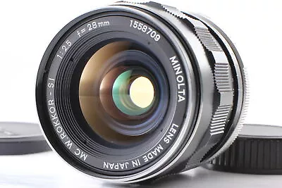[Exc+5] Minolta MC W.Rokkor-SI 28mm F/2.5 Wide Angle Lens Early Model From JAPAN • $67.99