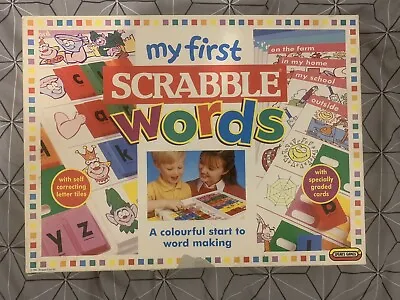 Vintage My First Scrabble Words Spears Games 1993 Ages 3-6 • £4.99