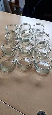 12 GU Pots/Glass Ramekins Clear Glass All Cleaned Ready For Reuses • £1.50