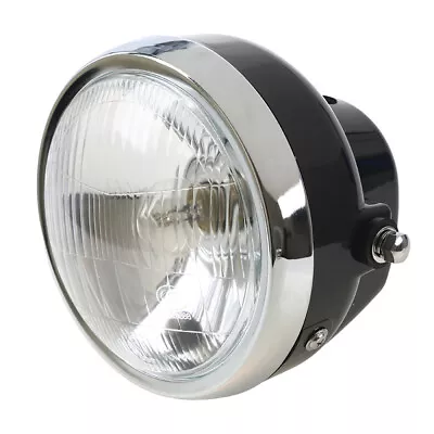 6  Inch 15W Motorcycle Headlight Round For Harley Suzuki BMW Cafe Racer 1Pcs • $27.05