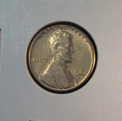 1961-d Lincoln Memorial Cent Uncirculated From Roll Copper Zinc Alloy Ungraded • $1.20