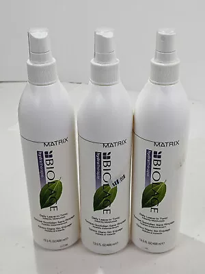 3x Matrix Biolage DAILY LEAVE IN TONIC Instantly Moisturizes SPRAY 13.5 Oz • $80.99