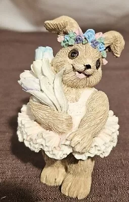 Vintage Bunny Rabbit Girl Mervyn's 1991 Figurine • $20
