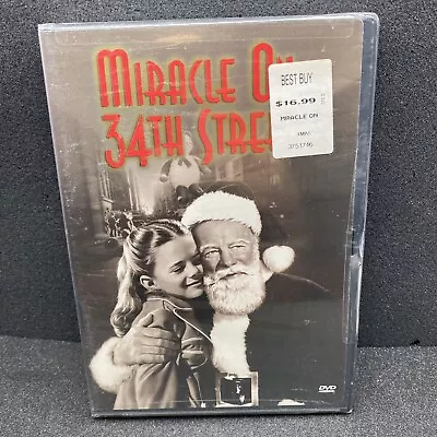 Miracle On 34th Street (DVD 1999) Edmund Gwenn - Maureen O'Hara - New / Sealed! • $4.50