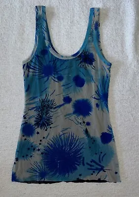 Vintage Jean Paul Gaultier Fuzzi Mesh Tank Top Y2K Made In Italy - Size Small • $99.99