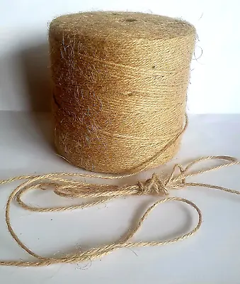£0.99 • Buy Natural Brown Rustic Style Jute Sisal Twine String Craft Shabby Cord 2mm-3 Ply