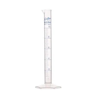 AZLON® 10mL PMP Graduated Measuring Cylinder  Class B  - LABORATORY LAB • £6.99