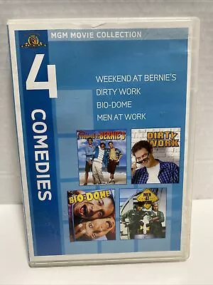 4 MGM Comedies DVD Weekend At Bernie's/Dirty Work/Bio Dome/Men At Work • $34.99