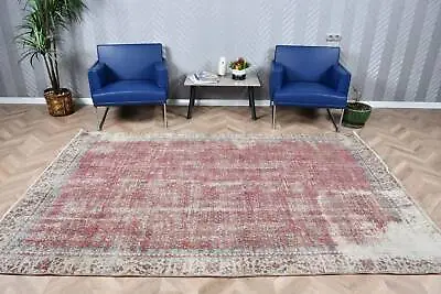 Vintage Rugs Cool Rug Colorful Rug Turkish Rug 6x9.1 Ft Large Rug Art Rugs • $197.20