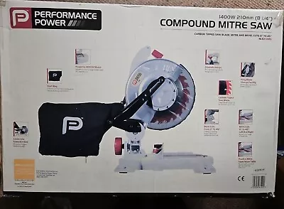 210mm Compound Mitre Saw.  240v 1400w. Never Used • £55