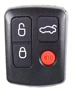 4 Button Key Fob Housing To Suit Ford BA/BF Falcon Car Key Remote Case/Shell/Rep • $19