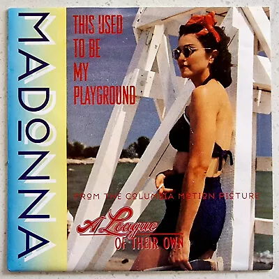 Madonna ‎– This Used To Be My Playground  - Excellent Condition 1992 7  P/S • £12