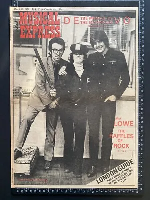 Elvis Costello - Nme Cover Page - 1978 Vintage Poster Size Advert  • $16.17