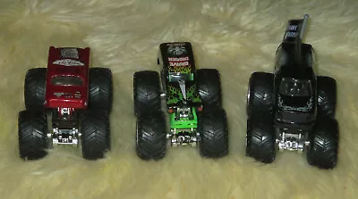 Hot Wheels Monster Jam Grave Digger Avenger Mohawk Warrior 1:64 Die Cast Trucks • $14.99