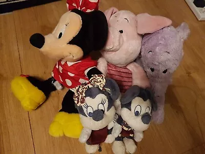 Mickey Minnie Mouse Plush Bundle Soft Toys Official Disney • £0.99