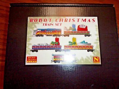 Micro-trains C 993 21 386 New N-scale Robot Christmas Train Set • $210.95