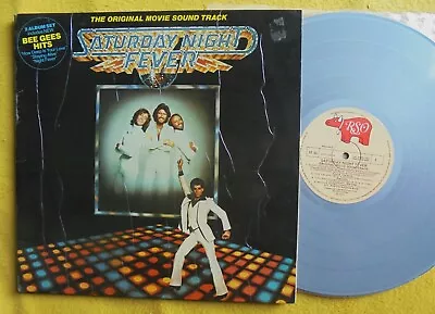 Saturday Night Fever Rare Silver Vinyl 2Lp - Bee Gees Tavares Yvonne Elliman • $59.99