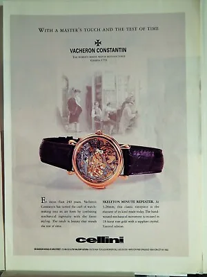£21.05 • Buy Vacheron Constantin Skeleton Minute Repeater Luxe Watch Vtg 1996 Advertisement
