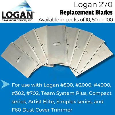 Logan Mat Cutter Replacement Blades Model 270 - Fits 2000 4000 500 701-1 • £68.73