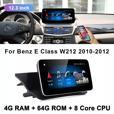 For Mercedes Benz E Class 2010-2012 12.3  Navigation Touch Screen Car Radio GPS • $601.67