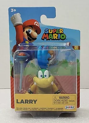 Nintendo Super Mario Larry Koopa 2.5  Figure Jakks Pacific 2022 Retail Package • $8.99