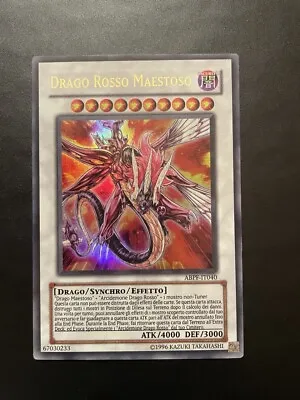 Majestic Red Dragon Ultra Rare ABPF Near Mint Ita Yugioh • $4.26