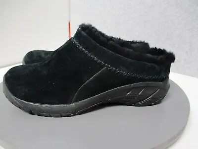 Merrell Womens Sz 6.5 Encore Ice 4 Shoes Fur Lined Slip On Clogs Black • $89.99