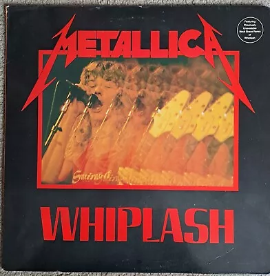 Metallica - Whiplash 12  Single Vinyl - Megaforce Translucent Black Vinyl • £67.99