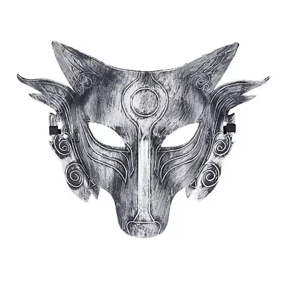 £3.46 • Buy WOLF HALF FULL FACE MASK REALISTIC PLASTIC ANIMAL Childs Adults Fancy Dress