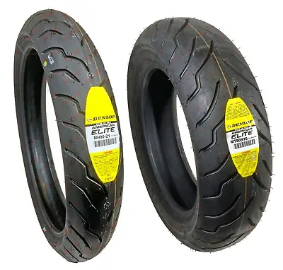 Dunlop American Elite MH90-21 MT90B16 Front Rear Motorcycle Tires Set • $376.55