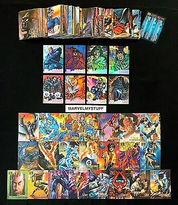 1995 Marvel Masterpieces Base Canvas Holoflash Set + Card Singles You Choose  • $129