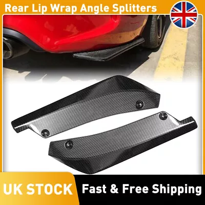 For Dodge Charger 06-2020 Rear Spats Bumper Lip Splitter Diffuser Canard Spoiler • £15.99