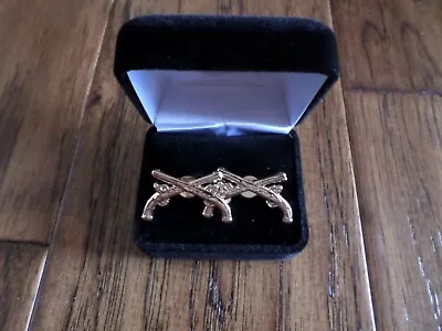 U.s Army Military Police Cufflinks & Jewelry Box 1 Set Cuff Links Boxed 1 1/4  • $14.95