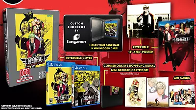 Garou Mark Of The Wolves Classic Edition + Gold & Silver Card PS4 LRG #354 Seal • $184.90