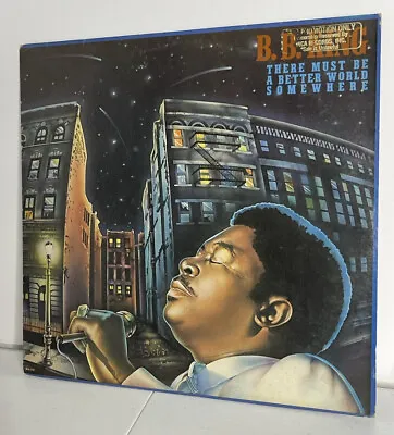 B.B. King “There Must Be A Better World Somewhere” LP Promo W/ Letter VG / VG+ • $17.46