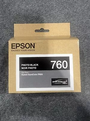 Epson 760 Ink - Matte Black - SureColor P600 - T760820 - UltraChrome HD Ink • $20